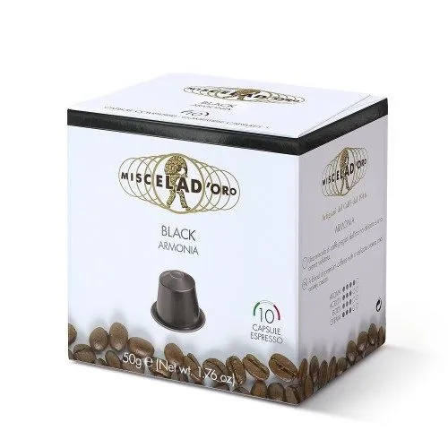 miscela-d-oro-black-capsules-caf-intenso-compatibles-nespresso image 1