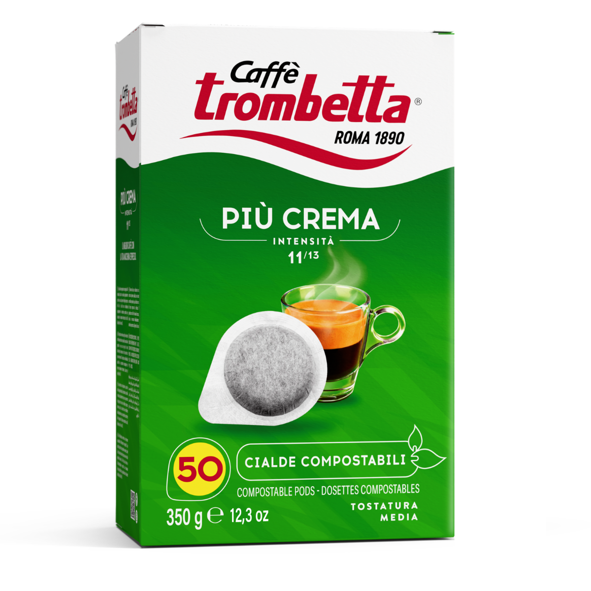 caff-trombetta-pi-crema-dosettes-ese-300-dosettes-6x50 image 2