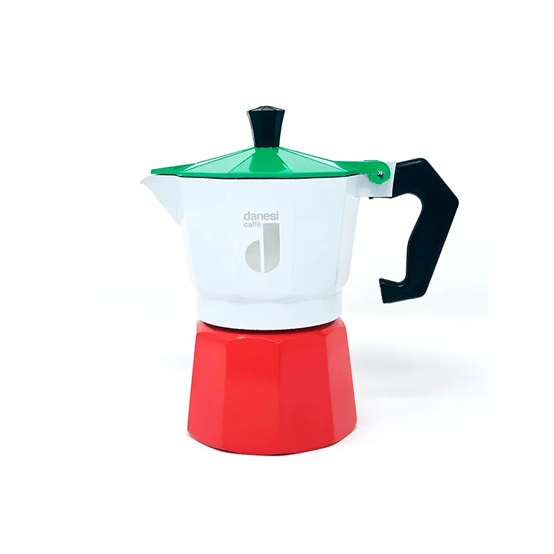 danesi-caff-moka-tricolore-cafeti-re-italienne-3-tasses image 1