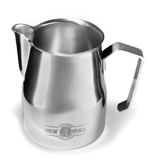 caff-new-york-lattiera-motta-professionnelle-acier-75-cl-logo-caff-new-york image 1