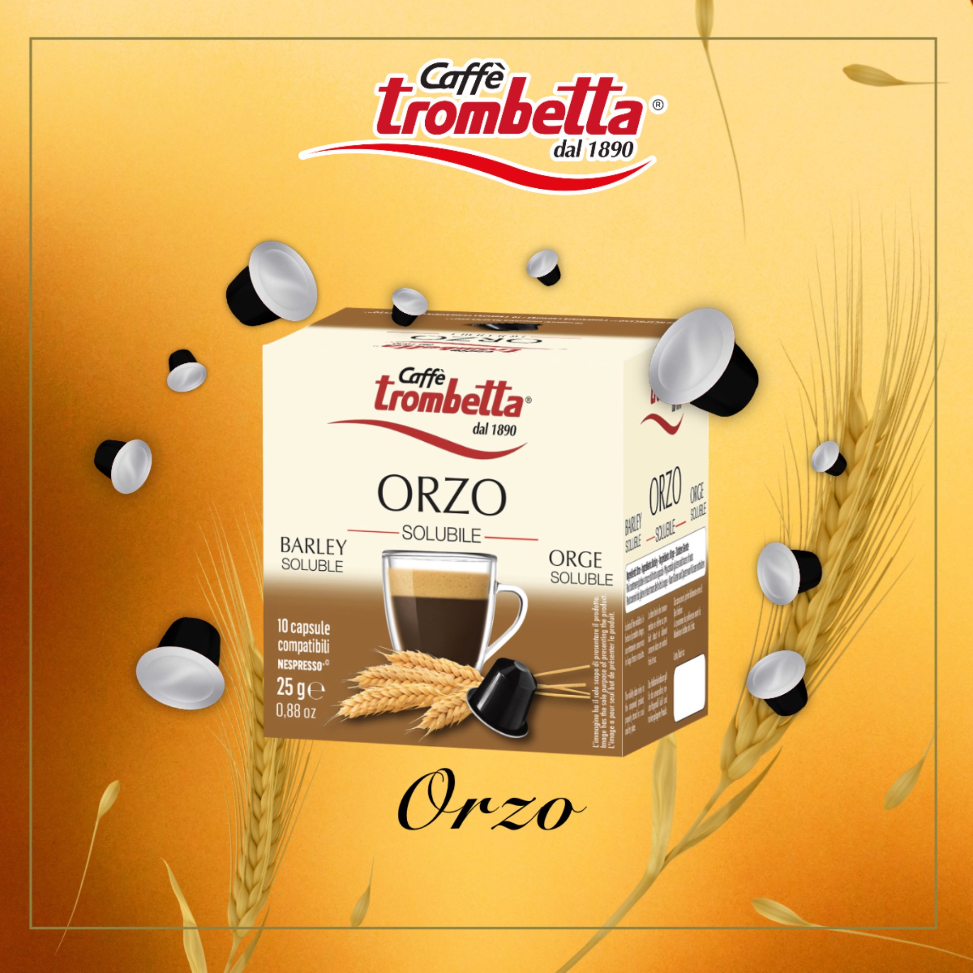 caff-trombetta-l-espresso-orzo-capsules-compatibles-nespresso-40-capsules image 3