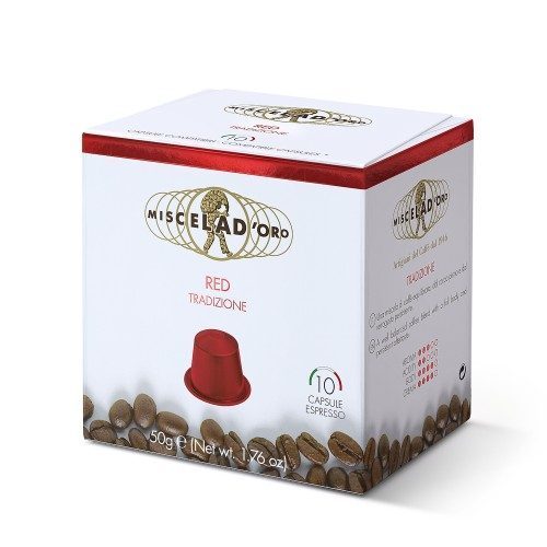 miscela-d-oro-red-gusto-corposo-capsules-compatibles-nespresso image 1