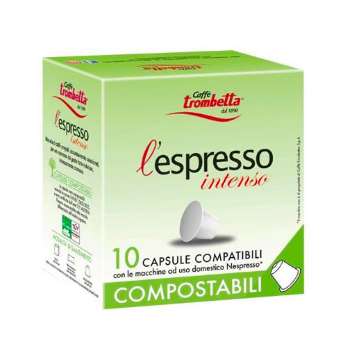 caff-trombetta-l-espresso-compostable-intenso-80-capsules-compatibles-nespresso image 2