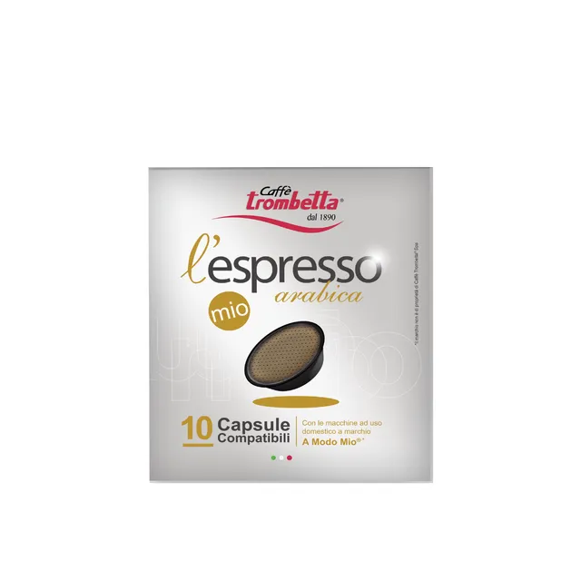 caff-trombetta-l-espresso-mio-arabica-80-capsules-compatibles-lavazza-a-modo-mio image 1