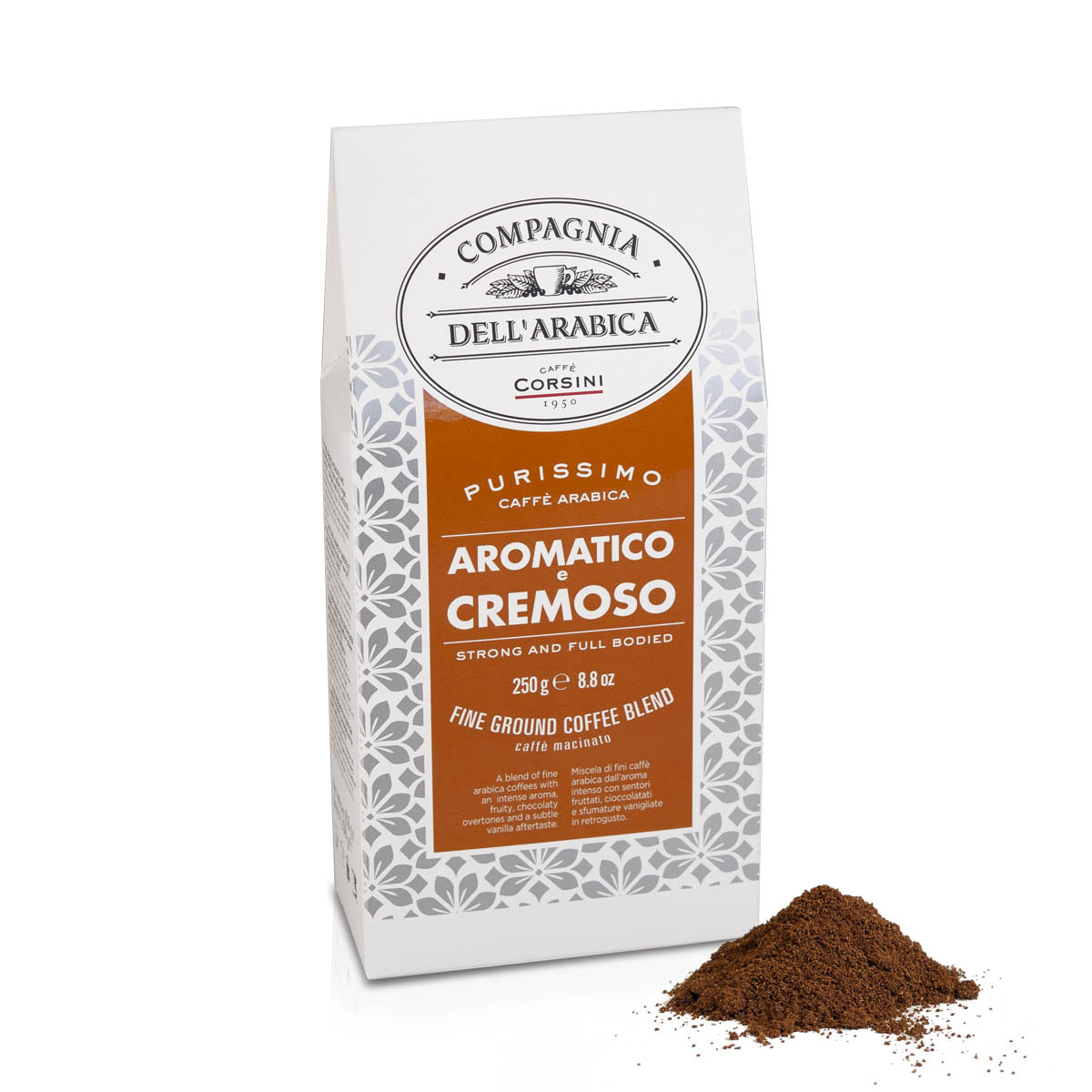 caff-corsini-aromatico-e-cremoso-caf-moulu-100-arabica-250g image 2