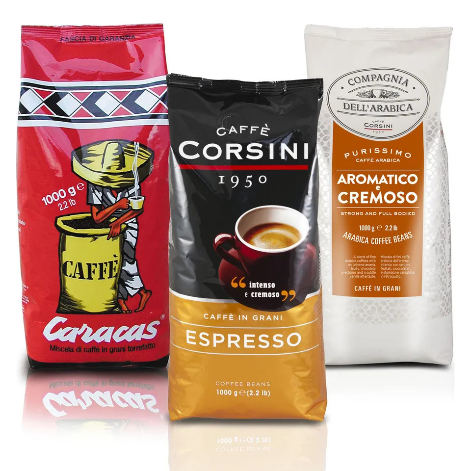 caff-corsini-trio-caf-en-grains-3x1kg-espresso-d-gustation image 1