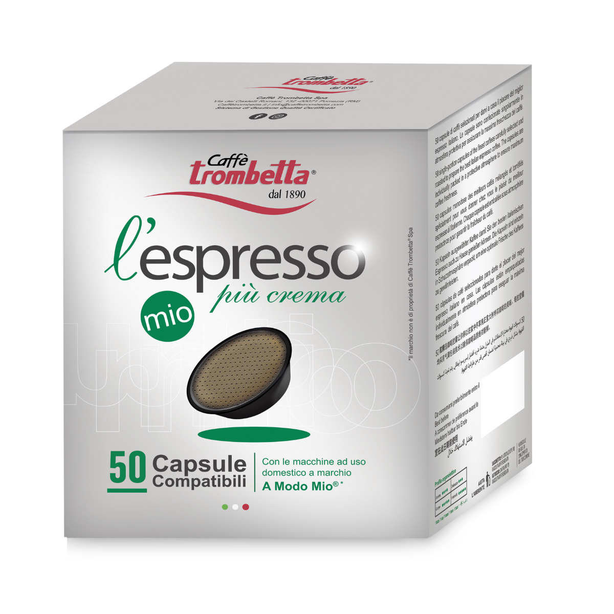 caff-trombetta-l-espresso-mio-pi-crema-300-capsules-compatibles-lavazza-a-modo-m image 2
