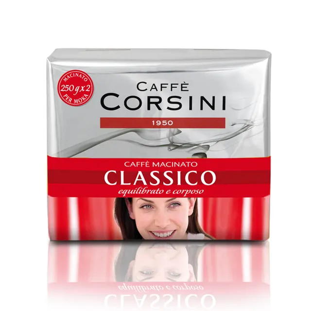 caff-corsini-classico-moka-caf-moulu-carton-de-10-paquets-de-2-x-250g image 1
