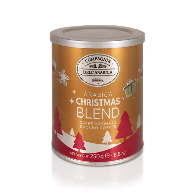 caff-corsini-christmas-blend-caf-moulu-100-arabica-bo-te-m-tal-250g image 1