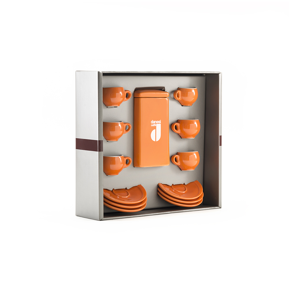 danesi-caff-forma-set-8-pi-ces-caf-moulu-250g-6-tasses-espresso-pot-c-ramique image 7