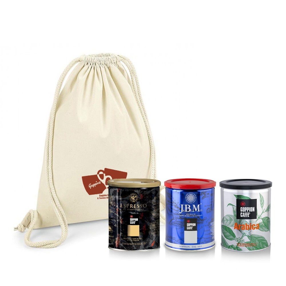 goppion-caff-zainetto-coffret-coton-3-bo-tes-caf-moulu image 1