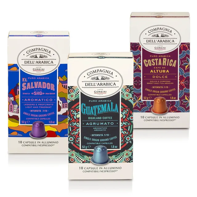 caff-corsini-viaggio-in-centro-america-30-capsules-compatibles-nespresso image 1