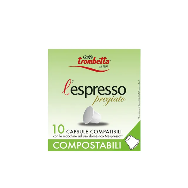 caff-trombetta-l-espresso-pregiato-compostable-capsules-compatibles-nespresso-80 image 1