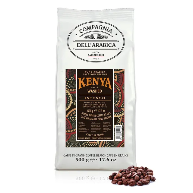 caff-corsini-kenya-washed-caf-en-grains-100-arabica-500g image 1