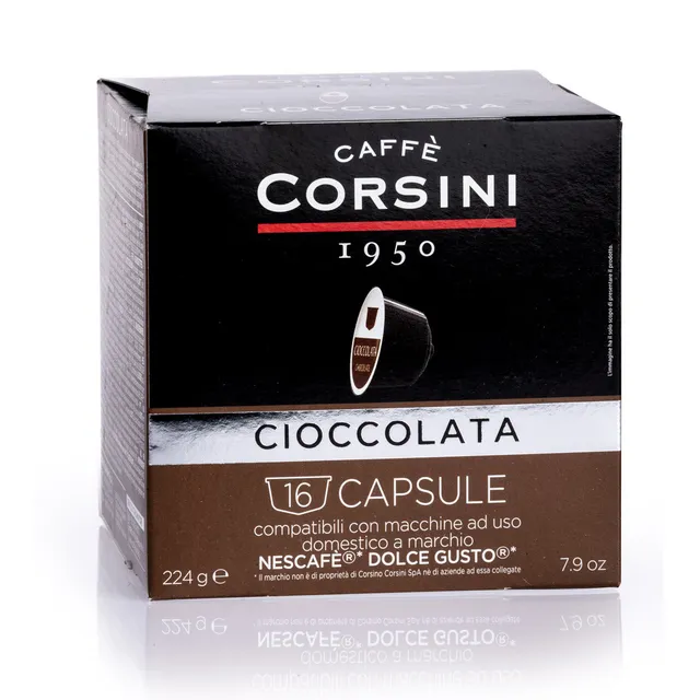 caff-corsini-cioccolata-16-capsules-compatibles-nescaf-dolce-gusto-carton-de-6 image 1