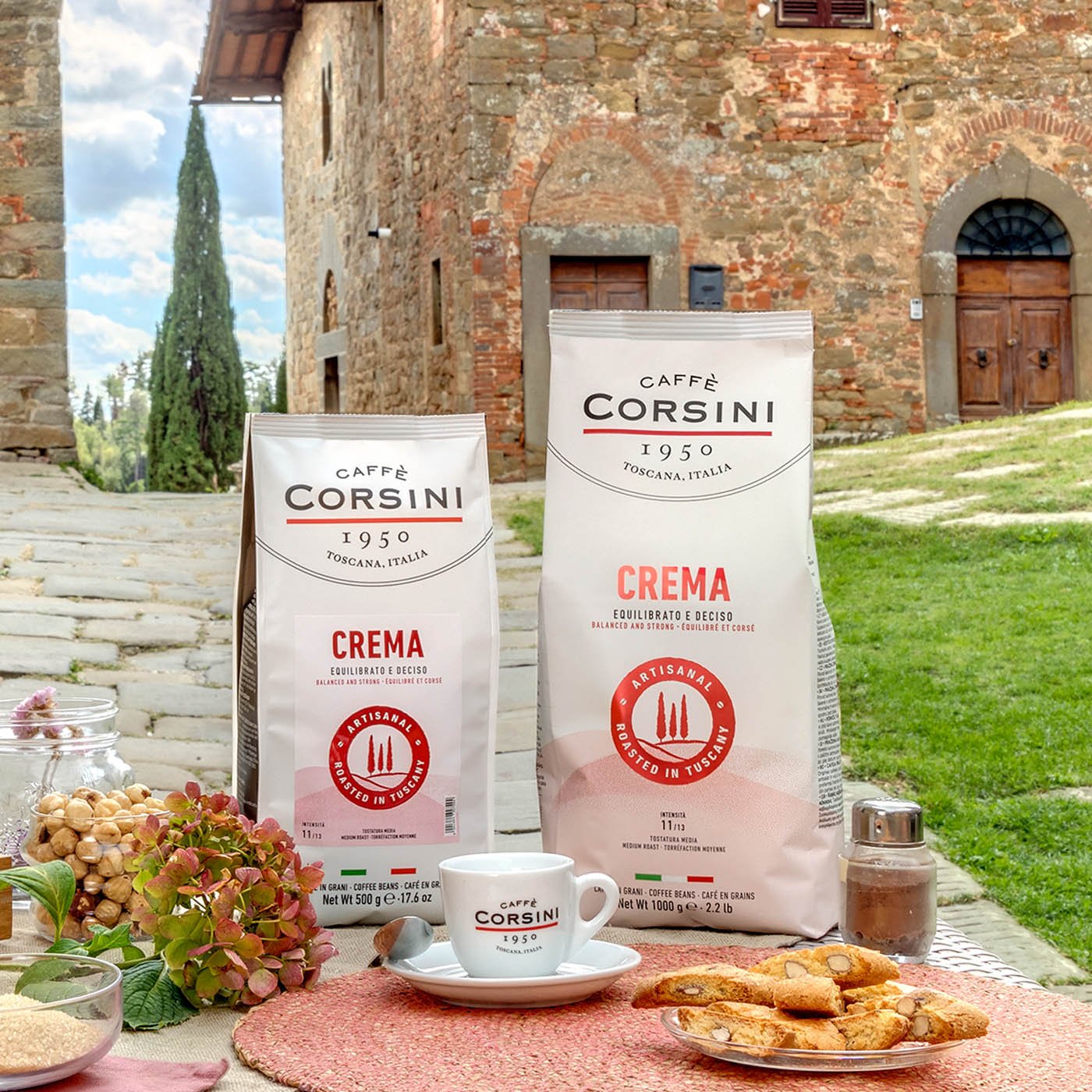 caff-corsini-crema-arabica-et-robusta-caf-en-grains-500g image 2