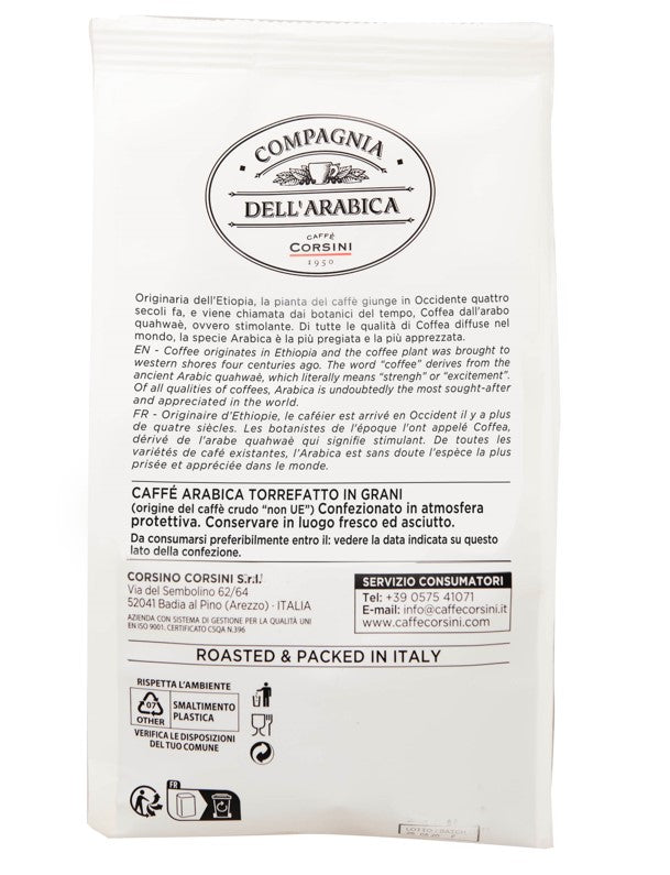 caff-corsini-ethiopia-natural-coffee-caf-en-grains-100-arabica-250g-carton-12-pa image 4