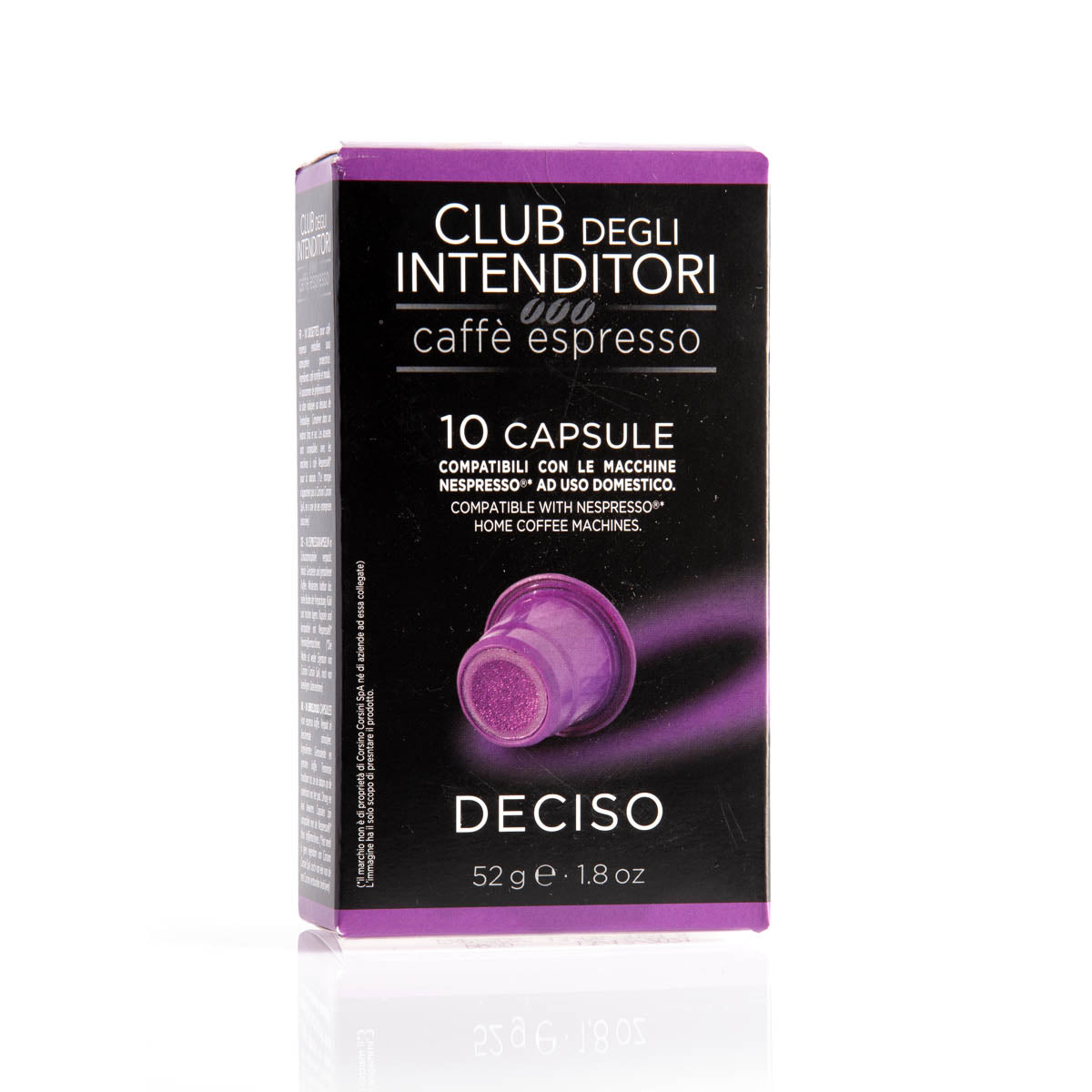 caff-corsini-club-des-intenditori-deciso-10-capsules-compatibles-nespresso image 1