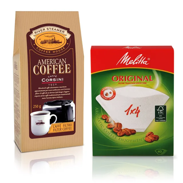 caff-corsini-american-coffee-caf-moulu-filtres-papier-melitta-1x4 image 1