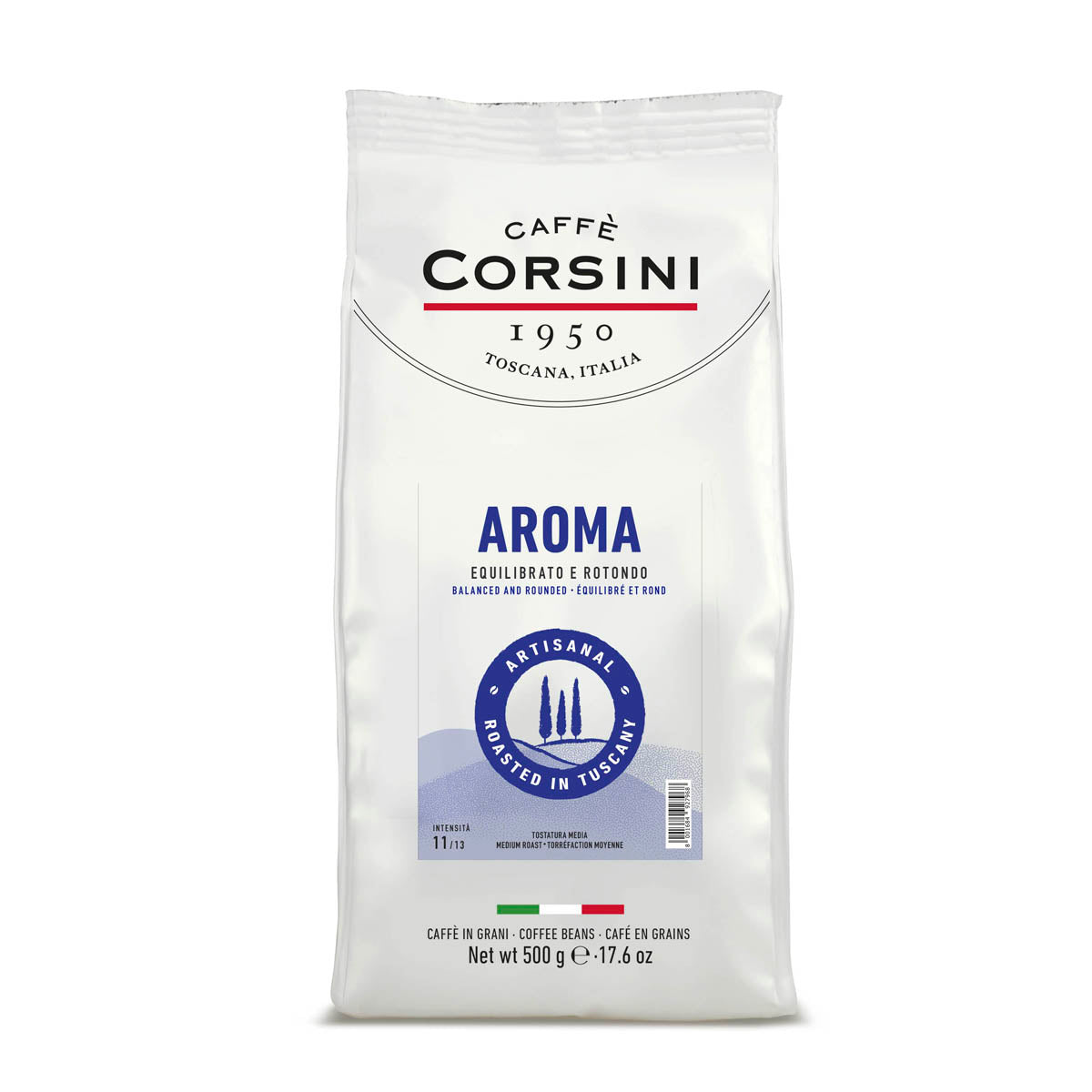 caff-corsini-aroma-arabica-et-robusta-caf-en-grains-500g image 1