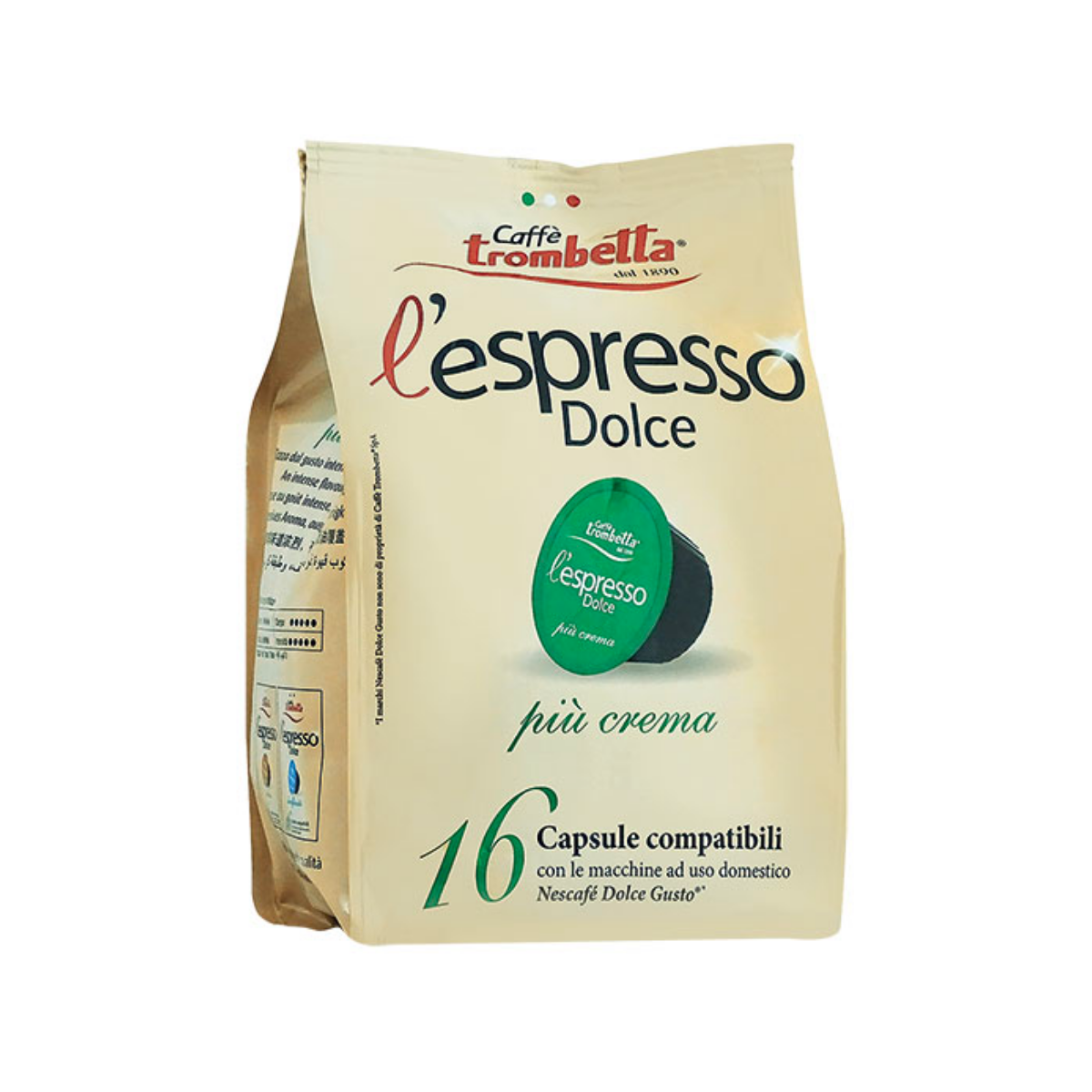 caff-trombetta-l-espresso-dolce-pi-crema-128-capsules-compatibles-dolce-gusto image 2