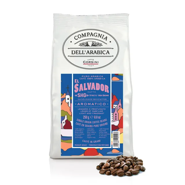 caff-corsini-el-salvador-100-arabica-caf-en-grains-250g image 1