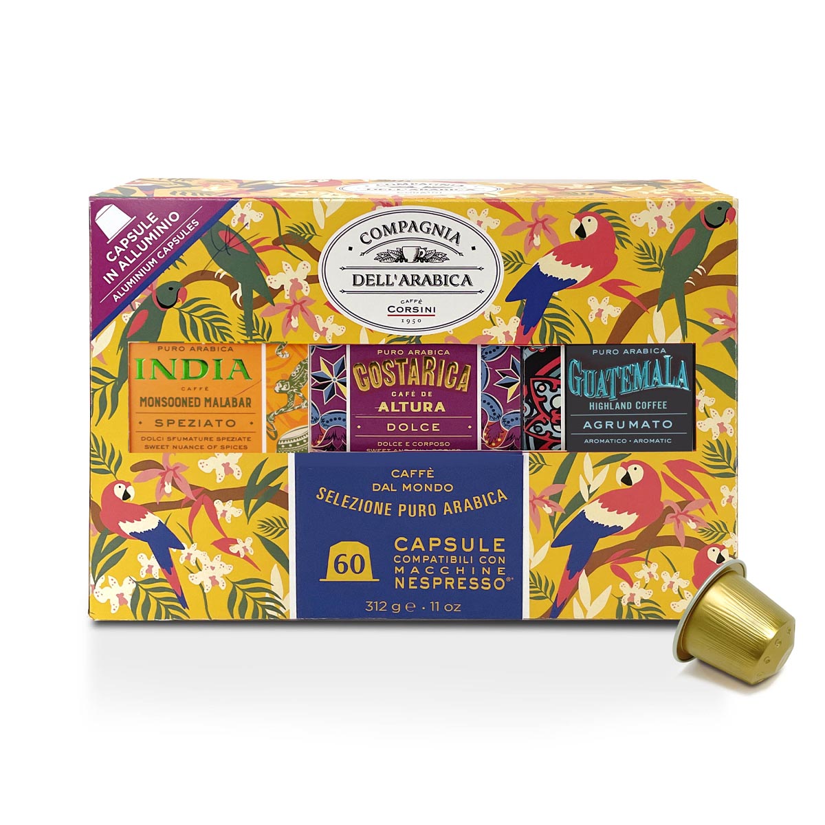 caff-corsini-coffret-cadeau-60-capsules-aluminium-compatibles-nespresso-mono-ori image 1