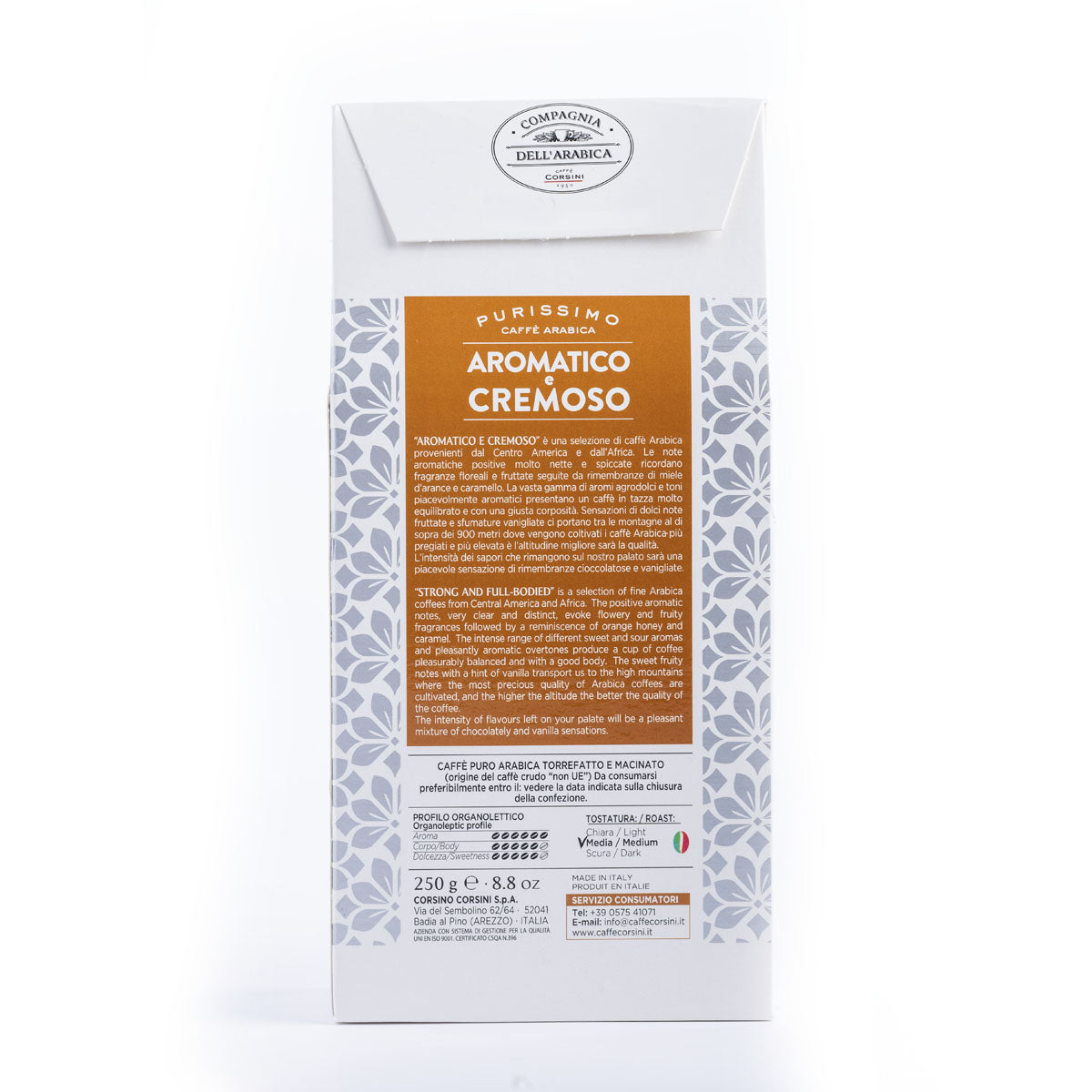 caff-corsini-aromatico-e-cremoso-caf-moulu-100-arabica-250g image 5