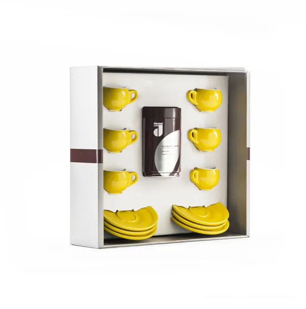 danesi-caff-forma-sprint-set-7-pi-ces-caf-moulu-6-tasses-espresso image 1