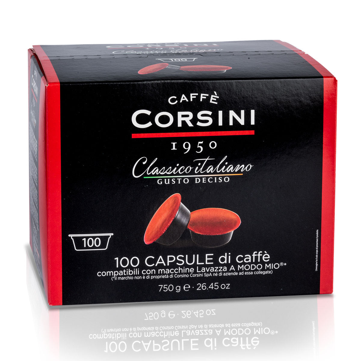 caff-corsini-classico-italiano-capsules-compatibles-lavazza-a-modo-mio-100-pi-ce image 1