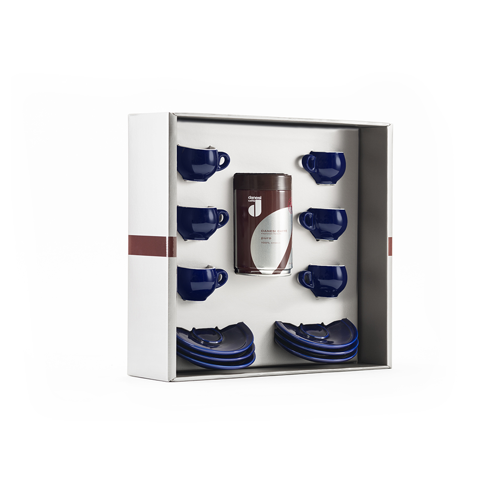 danesi-caff-forma-sprint-set-7-pi-ces-caf-moulu-6-tasses-espresso image 7