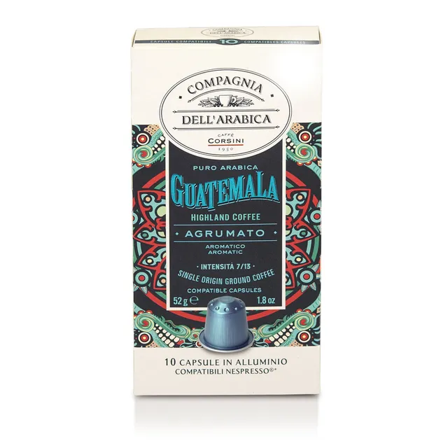 caff-corsini-guatemala-100-arabica-100-capsules-aluminium-compatibles-nespresso image 1