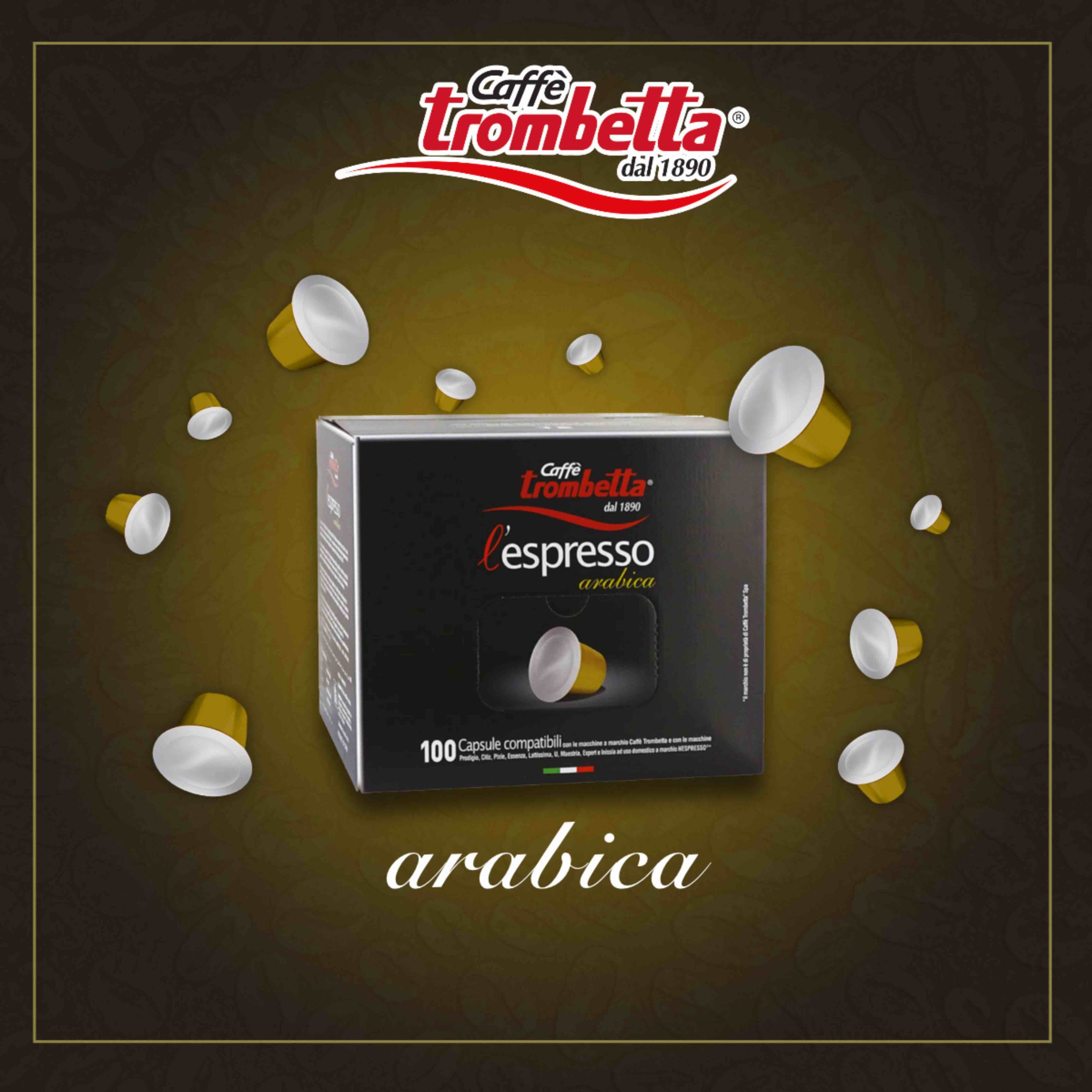 caff-trombetta-l-espresso-arabica-100-capsules-compatibles-nespresso image 3