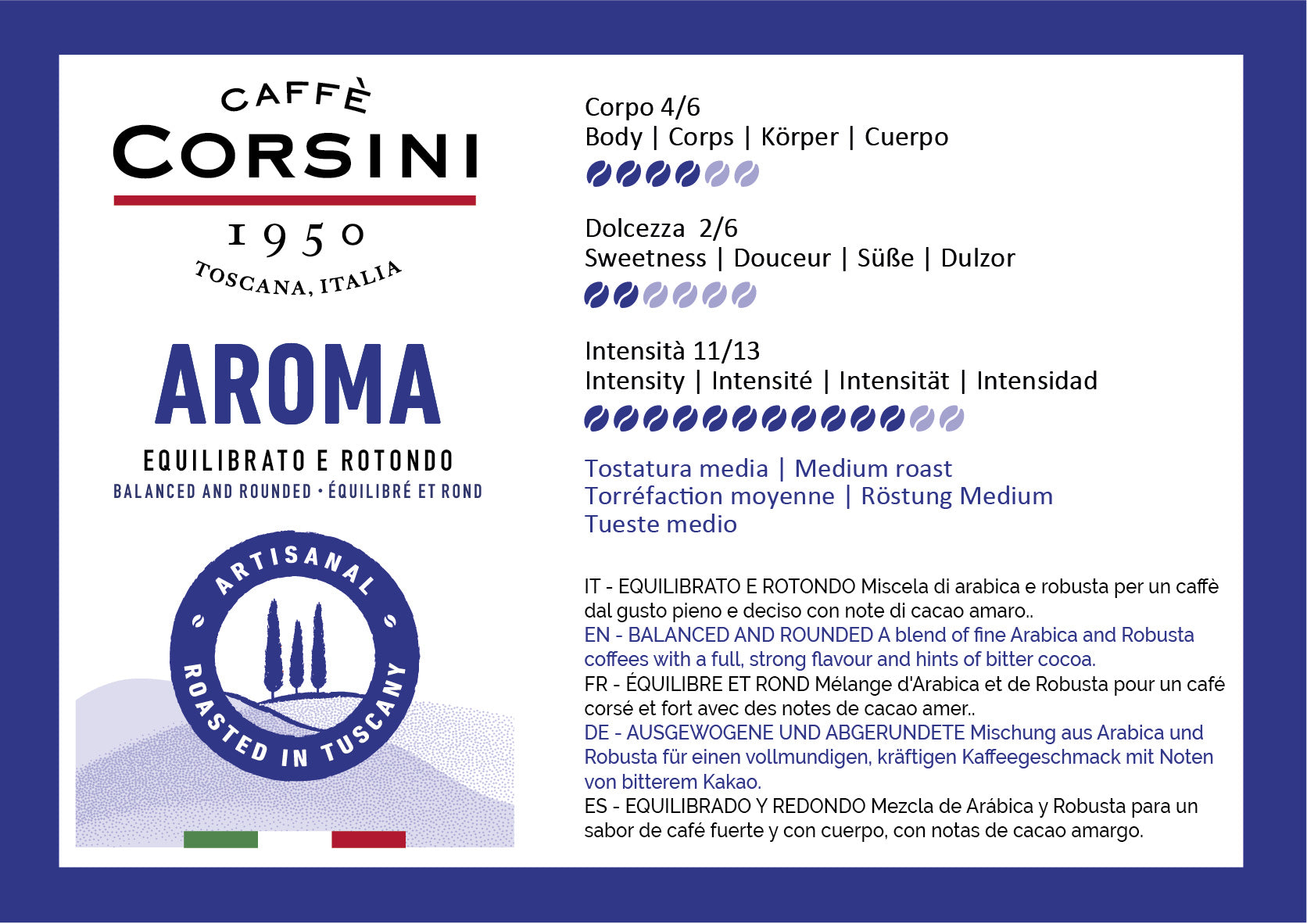 caff-corsini-aroma-caf-moulu-arabica-et-robusta-250g image 5