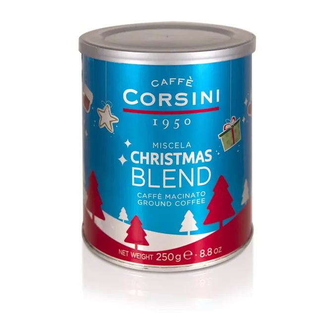 caff-corsini-christmas-blend-caf-moulu-en-bo-te-cadeau-250g image 1
