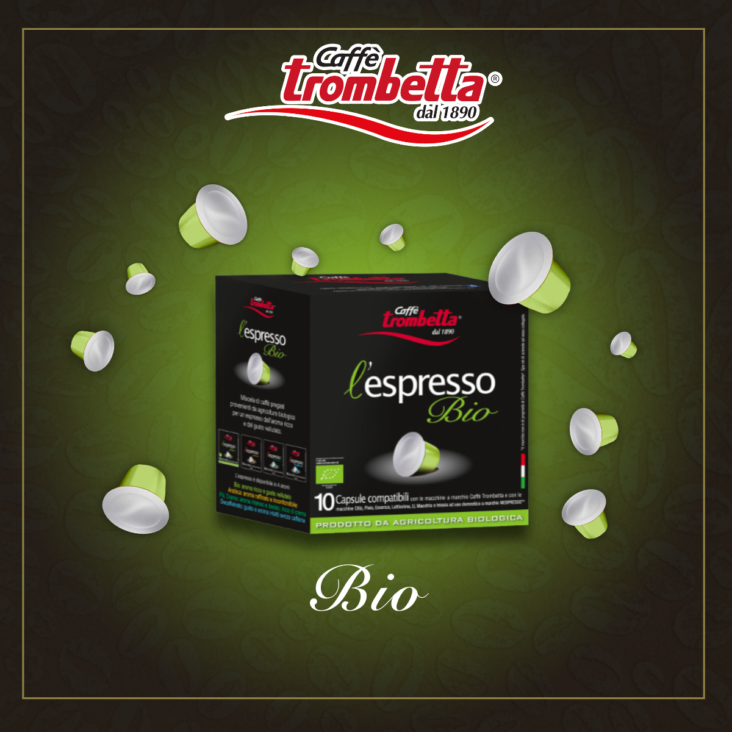 caff-trombetta-l-espresso-biologico-80-capsules-compatibles-nespresso-8-x-10 image 3