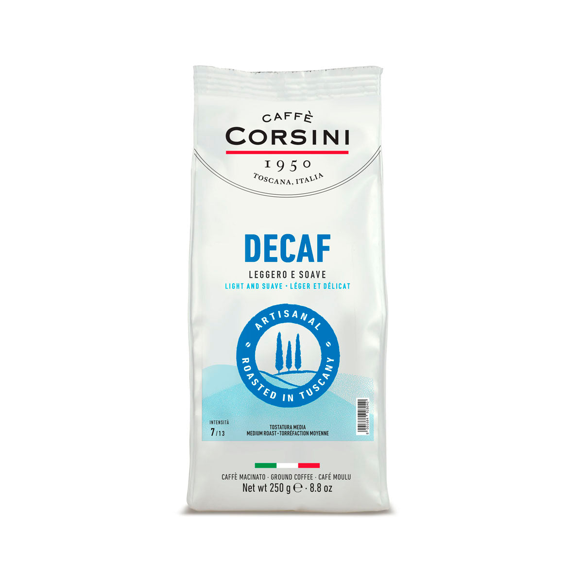 caff-corsini-decaffeinato-caf-moulu-arabica-et-robusta-250-g image 1