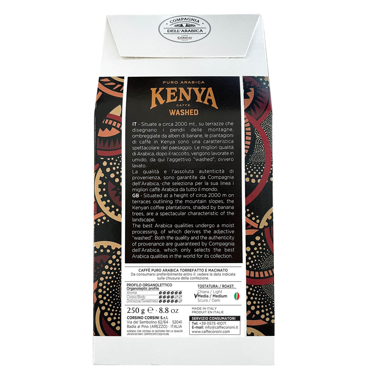 caff-corsini-kenya-washed-caf-moulu-100-arabica-250g image 2
