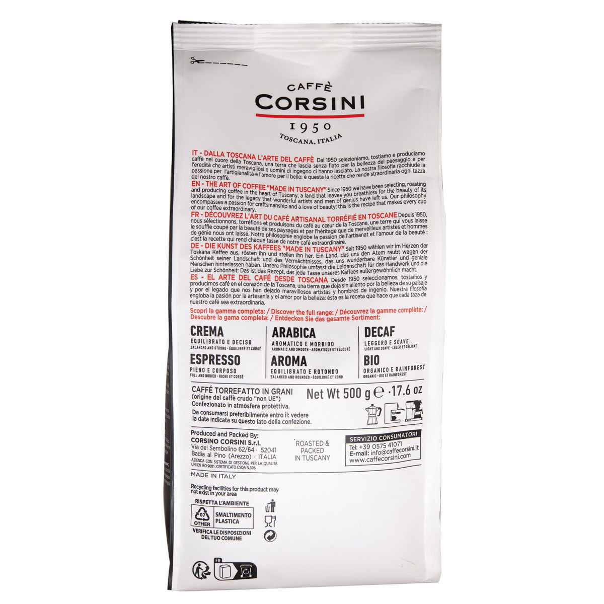 caff-corsini-bio-rainforest-caf-en-grains-500g image 4