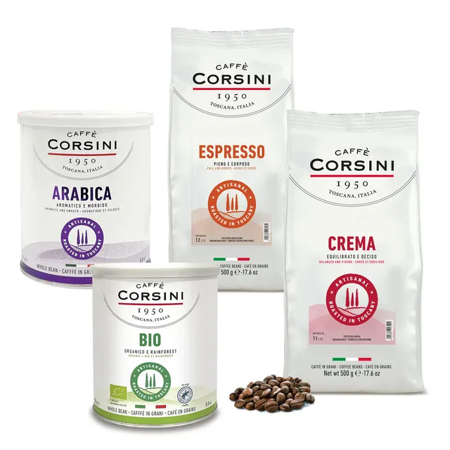 caff-corsini-nuova-gamma-caf-en-grains-coffret-d-gustation-espresso-crema image 1